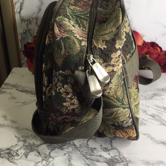 Vintage Protocol Floral Tapestry Carry On Crossbody Bag - Picture 7 of 12
